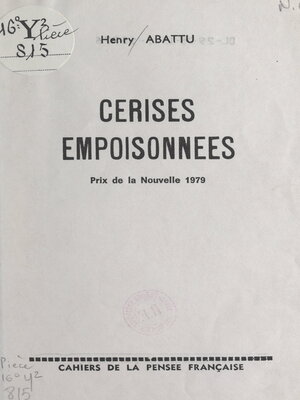 cover image of Cerises empoisonnées